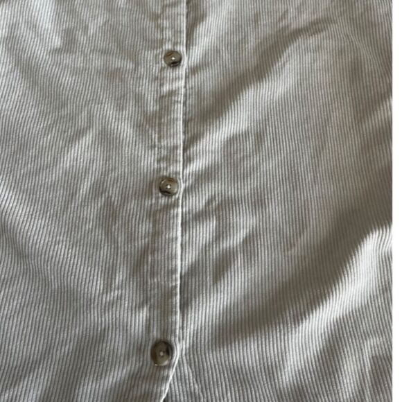 Madewell Renata v neck ribbed corduroy top - Picture 7 of 11